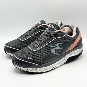 GDefy Gravity Defyer Women’s Walking Shoes in Gray and Salmon Pink - US 11 / EU